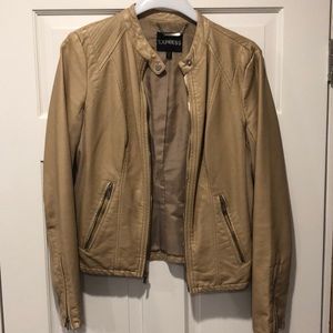 Express faux Leather Moto Jacket (medium)